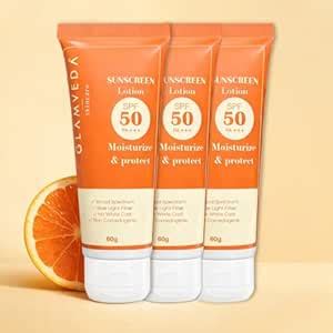 Glamveda Hybrid Sunscreen Lotion Spf 50 PA+++ for Moisturize & Protect ...