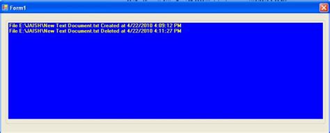 Use System Io FileSystemWatcher 的图像结果