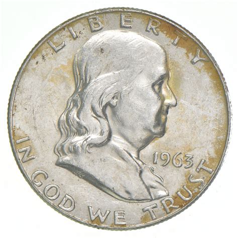 Better 1963-D US Franklin 90% Silver Half Dollar Coin Collection Set ...