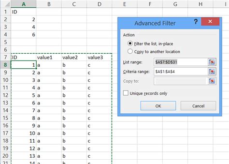 Excel Filtered List View 的图像结果