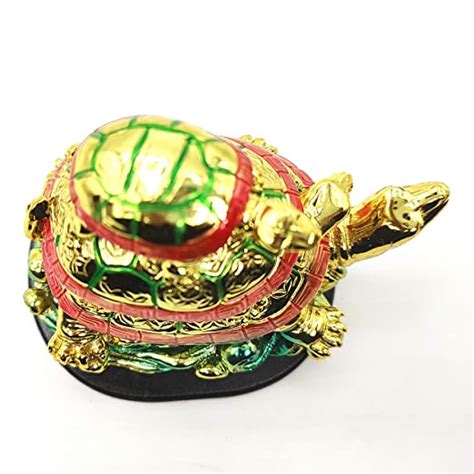 Fibre Vastu 3 Tier Triple Layer Tortoise Symbol of Longevity (3 Inch ...