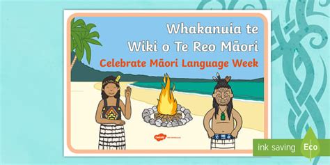 Māori Language Week Poster | Māori Language Week | Twinkl