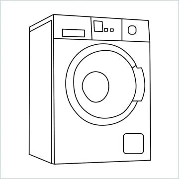 How to Draw a Washing Machine 的图像结果