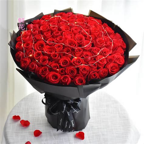 99朵红玫瑰多少钱，99朵红玫瑰图片-99朵-今生挚爱 - 好妹子鲜花网