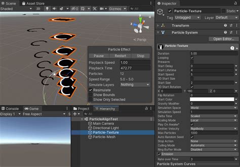 Image result for Unity Particle System Render Alignment Velocity
