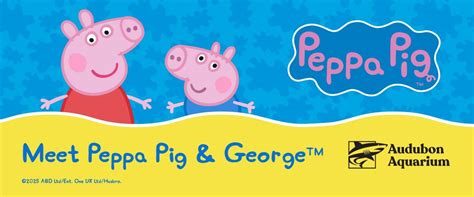 Peppa Pig & George at Audubon Aquarium, Audubon Aquarium, New Orleans ...