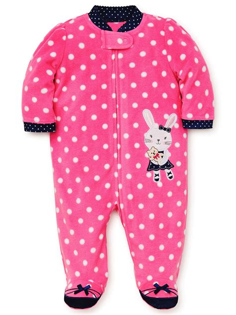 Fleece Footed Pajamas Newborn at David Snider blog