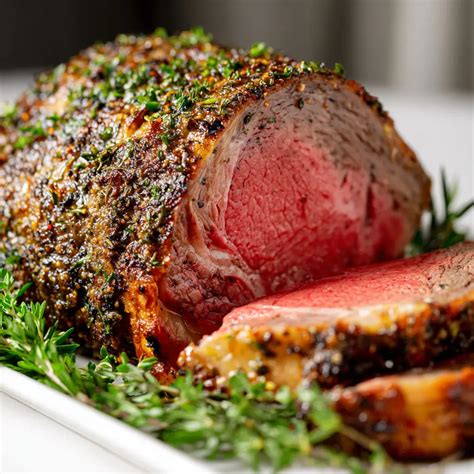 Herb-Crusted Prime Rib Roast - Meatydelights