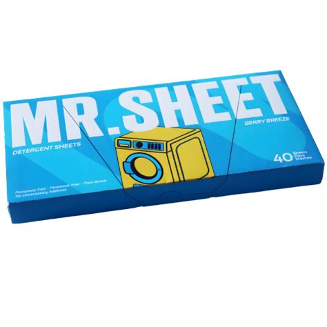 MR.SHEET — Eco-Friendly Laundry Detergent Sheets