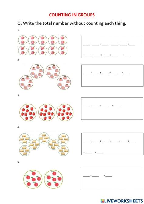 Image result for Counting Groups Worksheet