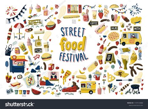 Food Festival Cartoon 的图像结果