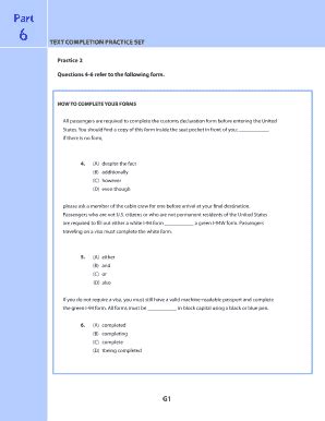 Image result for Text Completion Practice