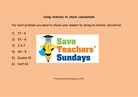 Image result for Simple Inverse Operations KS2