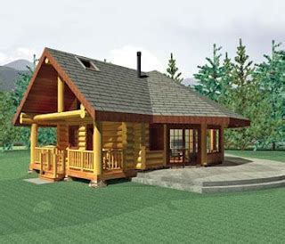 Image result for Small Log Home Design