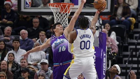 Highlights: Warriors' Jonathan Kuminga tallies 24 points off bench vs. Jazz