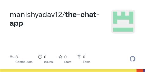 Chat App GitHub 的图像结果