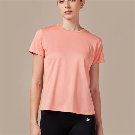Buy Women's Orange Performance T-shirt Online in India | Cult Store