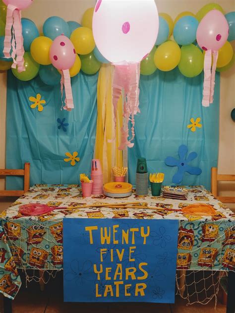 Pin by Megan Campbell on Party ideas | Spongebob birthday party ...