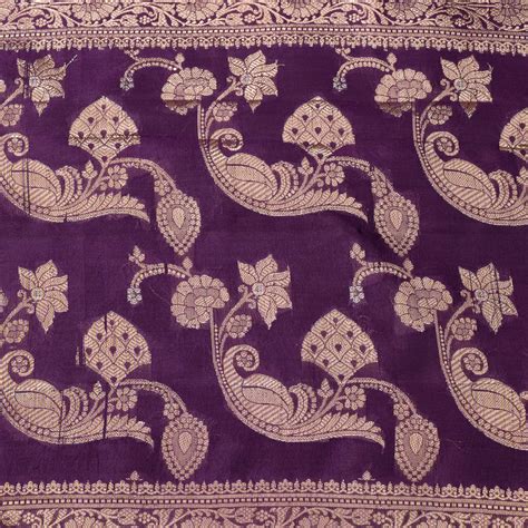 Lilac Purple Banaras Dupion Saree – Snehalayaa Silks