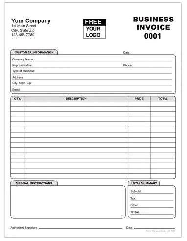 Image result for Custom Invoice Forms