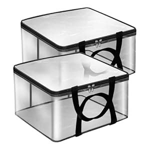 Storite Pack of 2 Transparent Storage Bag for Saree Covers,Clothes ...