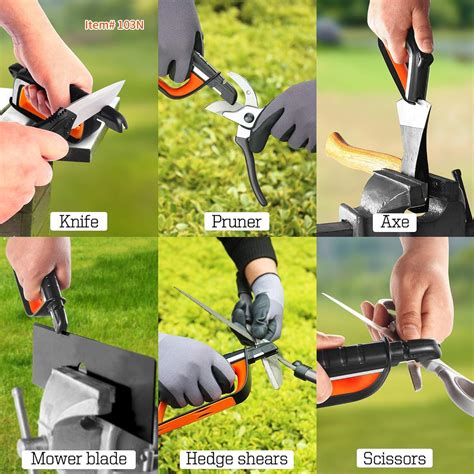 Buy SHARPAL Kitchen Knife and Scissors Sharpener & Garden Tool ...