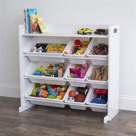 Humble Crew Cambridge Large Wooden Toy Shelf Storage Organiser for ...