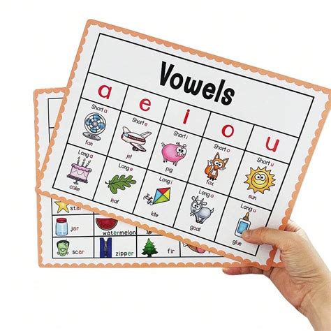 Lachilly 10Pcs /Set English Phonics Alphabet Posters Wall Chart ...
