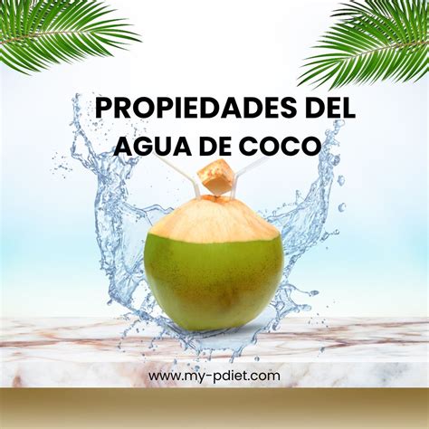 Propiedades del agua de coco - My-PDiet.com - Nutrición