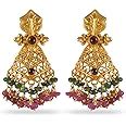Joyalukkas Veda Collection 22K Oxidized Gold Earrings for Women ...