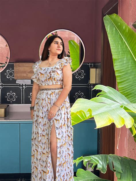 "Safari Strides" Co-ord Set – Tatvamasi Store