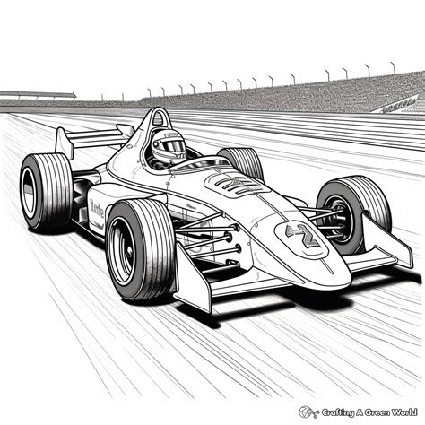 Race Car Coloring Pages - Free & Printable!