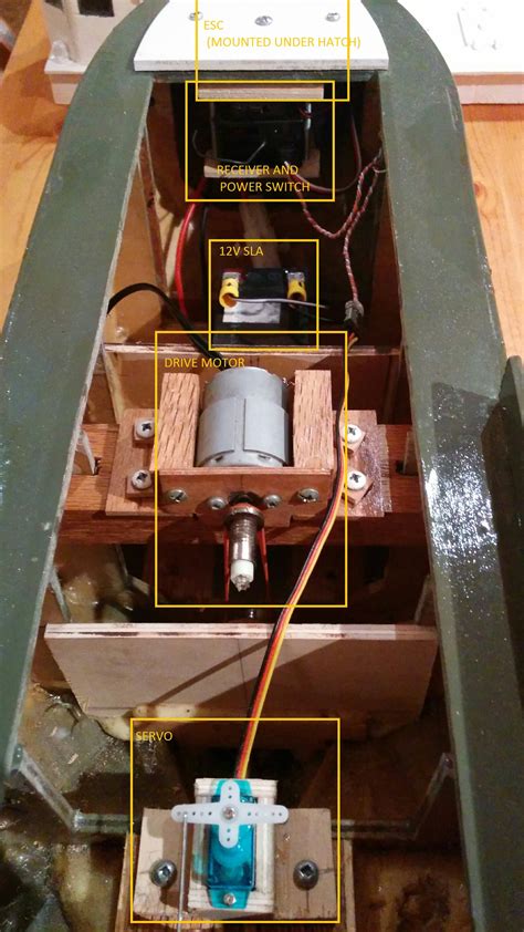 Image result for Basic Motor Install On a Remote Control Model Boat