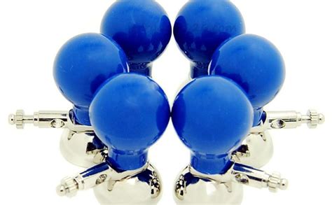 Jetflon Chest Suction ECG Bulb Blue Set of 6|Bulb Electrodes for ECG ...