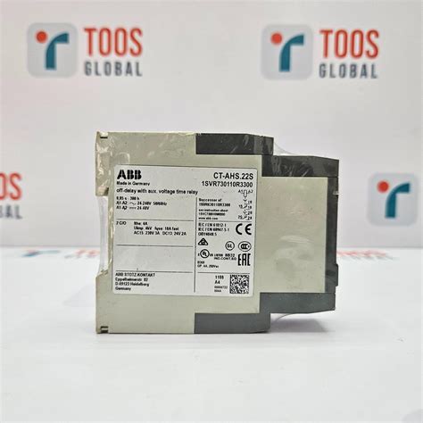 ABB CT-AHS.22S OFF-DELAY WITH AUX VOLTAGE TIME RELAY 1SVR730110R3300 ...