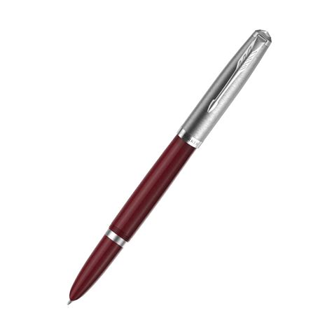 PARKER 51 Burgundy Resin CT Fountain Pen – Medium Nib : Amazon.in ...