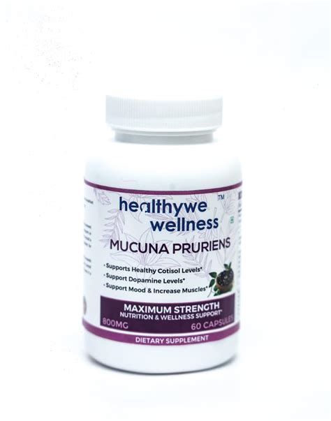 Healthywe Wellness Mucuna Pruriens 800mg - Pure Kapikachu Extract for ...
