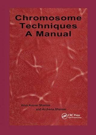 Chromosome Techniques : Sharma, Archarna: Amazon.in: Books