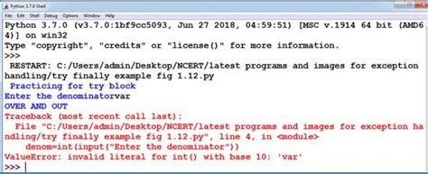 SATHEE: Chapter 01 Exception Handling in Python