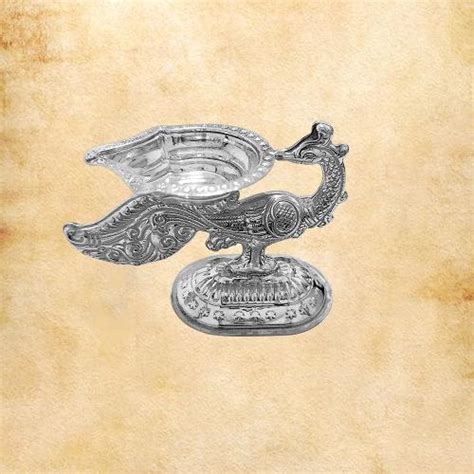 Silver Peacock Deepa