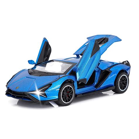 Triyugo Diecast Lamborgini Sian 1:24 Alloy Sports Car Openable Doors ...