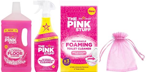 The Pink Stuff Miracle Bathroom Cleaning Bundle: All Purpose Floor ...