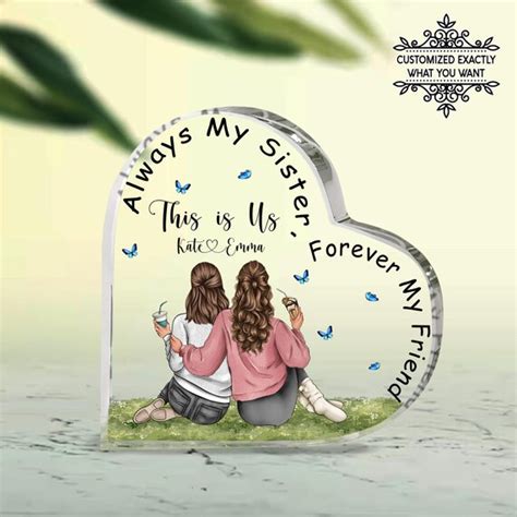 Sister Gifts From Sisters Sisters - Always Sisters - Personalized ...
