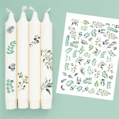 Buy DIN A4 Tattoo Foil Sheets for Candles / Ceramics 054 Online in ...