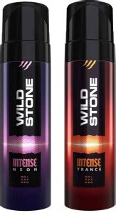 Wild Stone Intense Neon and Trance No Gas Deodorant Spray - For Men ...
