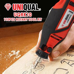 UniQual 140pcs Universal Chuck Rotary Tool Kit Die Grinder