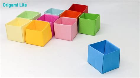 Image result for Paper Box Origami Tutorial