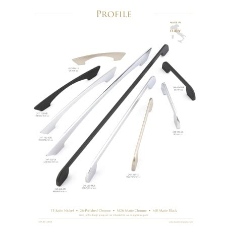 Schaub and Company 248-160-MB Profile 6-5/16" and 7-9/16" Center to ...