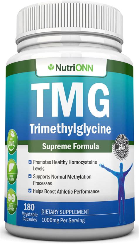 Amazon.com: Nutricost TMG (Trimethylglycine) 750mg, 120 Capsules ...