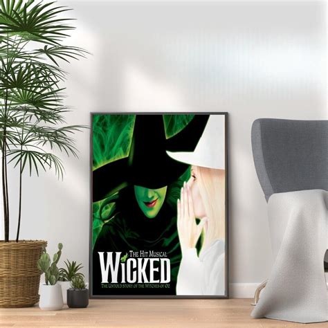 Wicked Musical Poster Print - Vibrant Wall Art for Fans Home Wall Decor ...